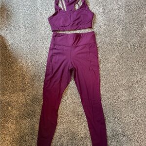 We Wander Purple Activewear Set